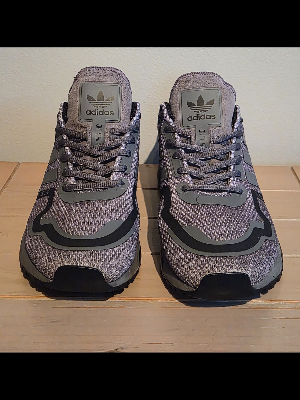 Adidas Men’s GREY Mesh Running Sneakers